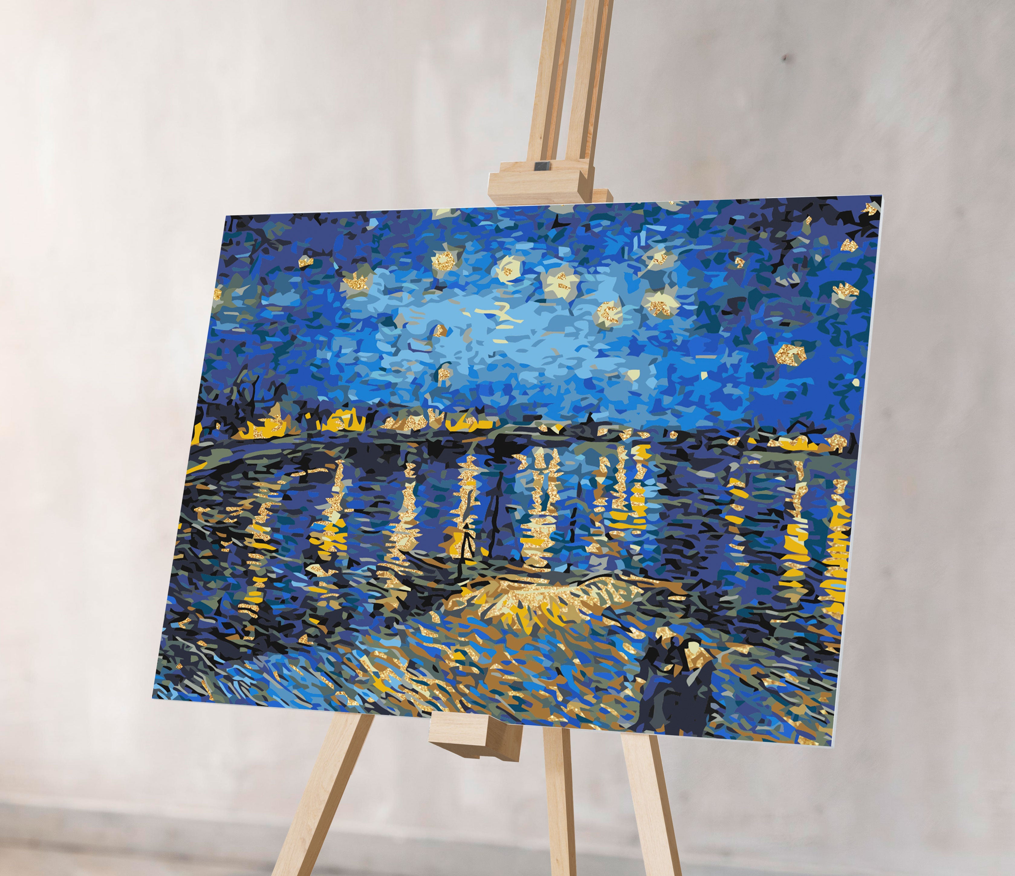 Zlatá farba hviezdnej noci (SC0612)