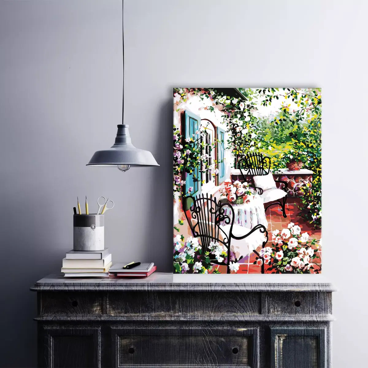 Letný deň v záhrade