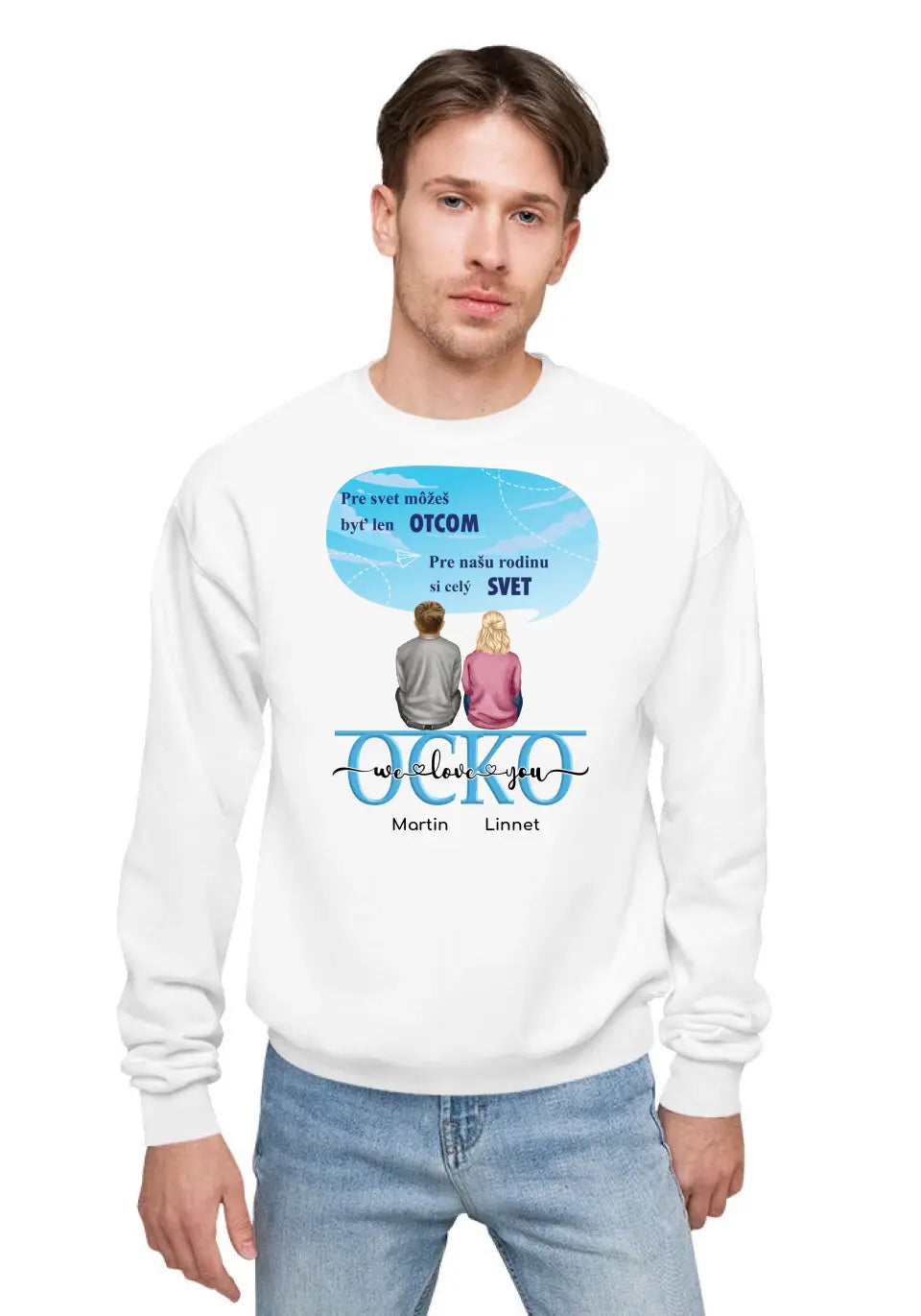 Rodinné tričko - darček ku dňu otcov