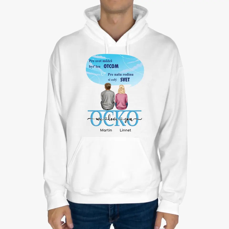 Rodinné tričko - darček ku dňu otcov