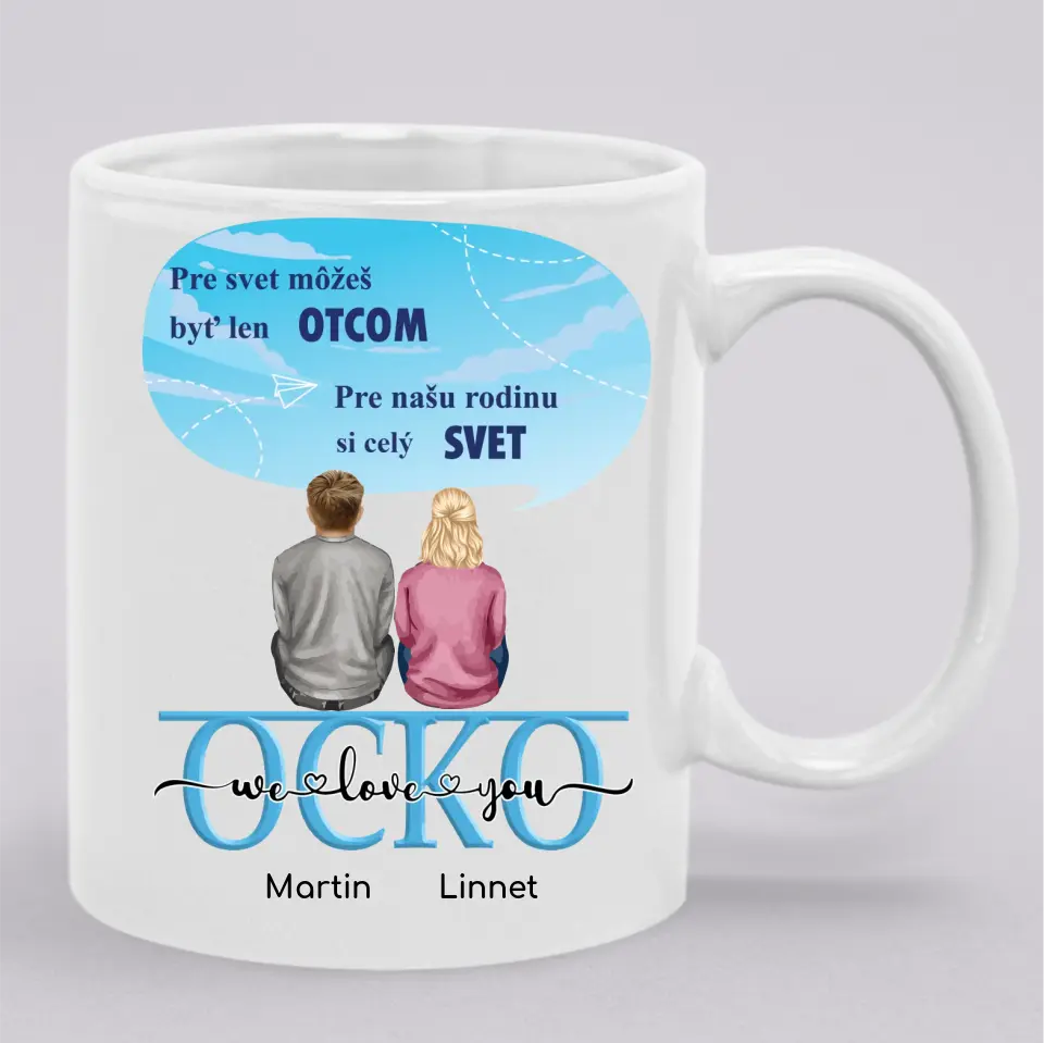 Rodinné tričko - darček ku dňu otcov