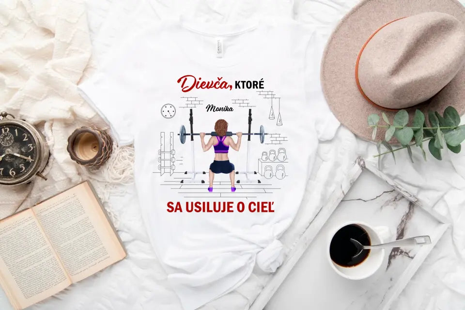 Dievča ktoré sa usiluje o cieľ