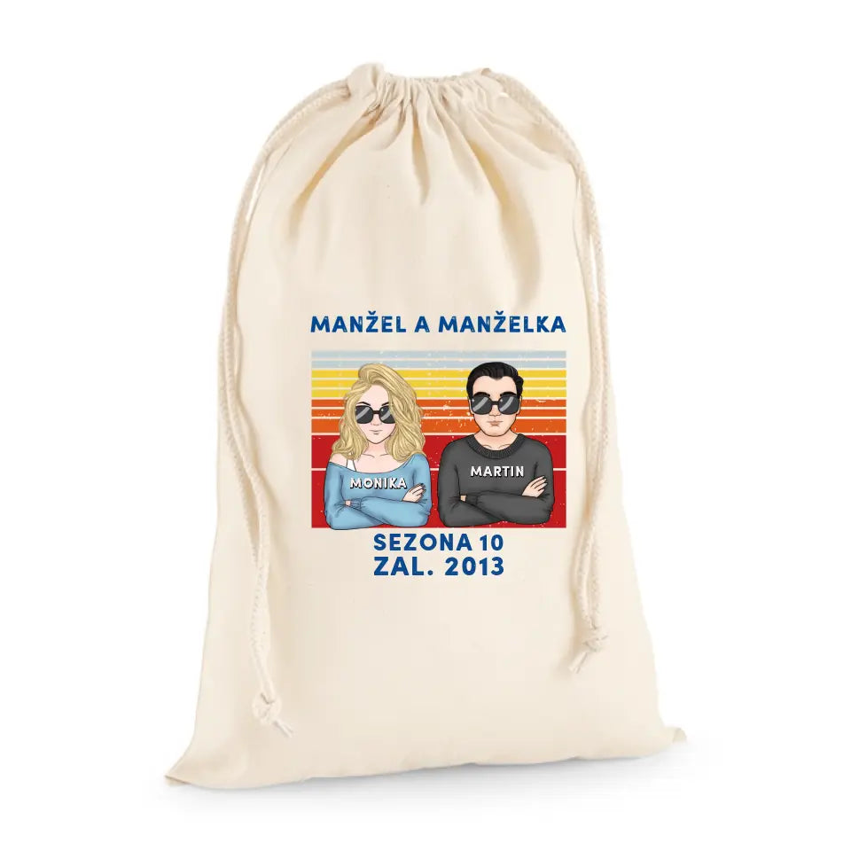Retro. Manžel a Manželka