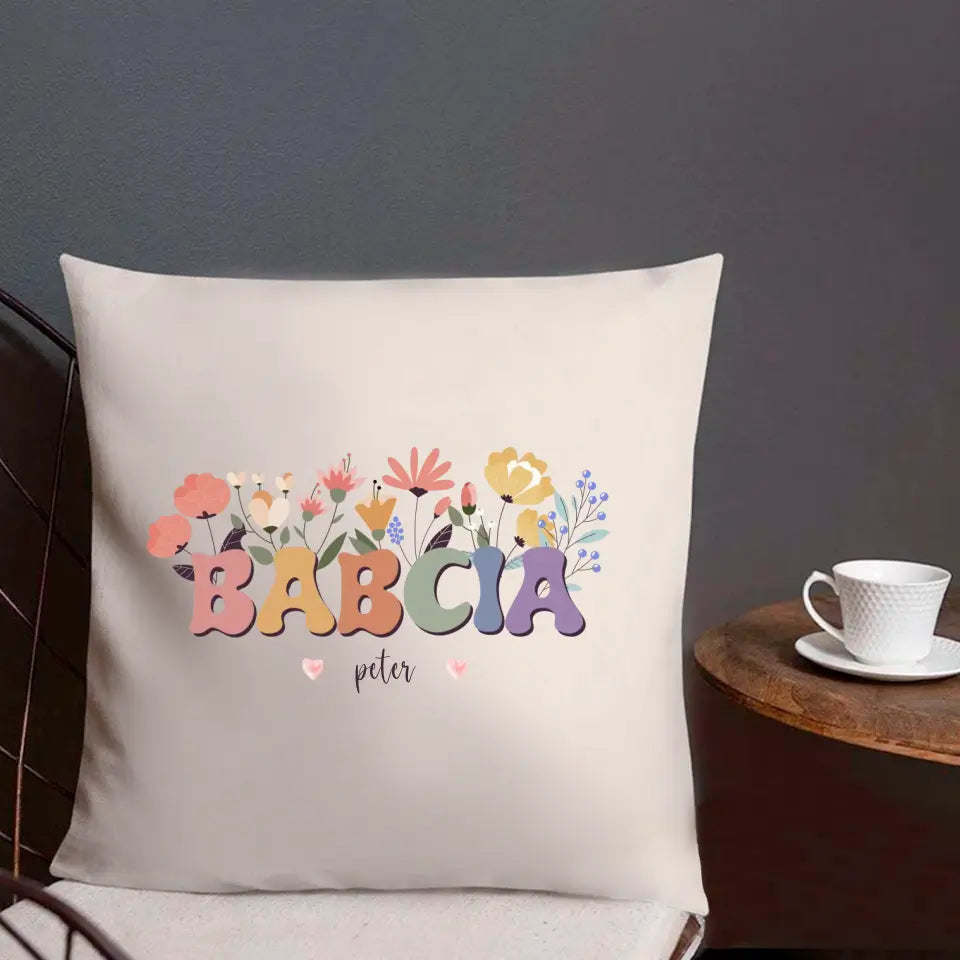Darček - Babička s kvetmi
