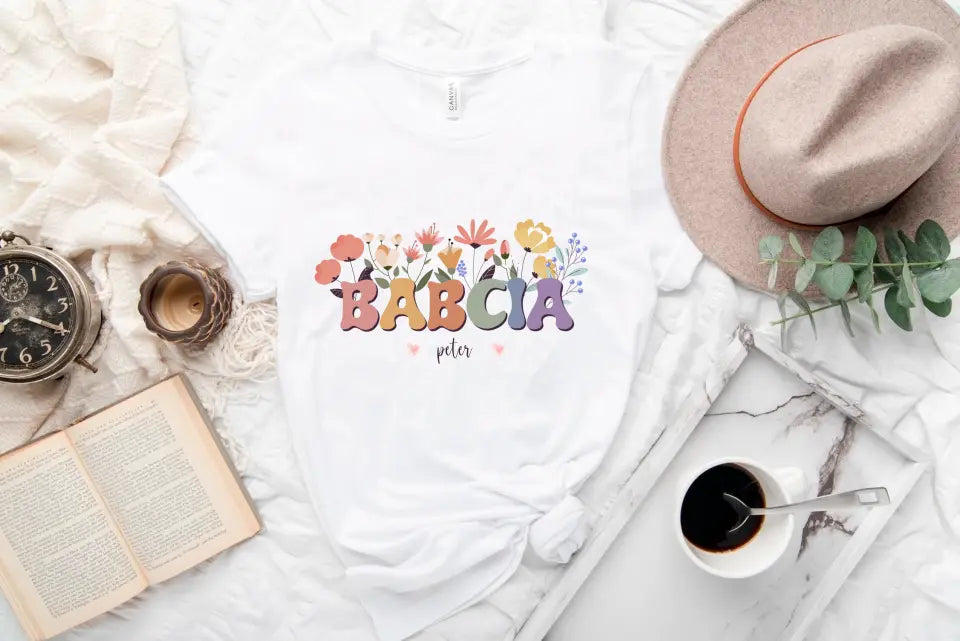 Darček - Babička s kvetmi