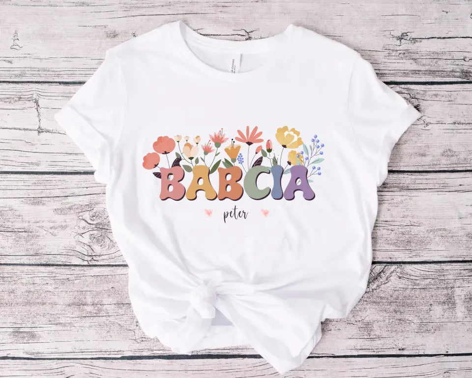 Darček - Babička s kvetmi
