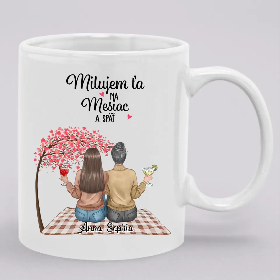 Milujem ťa na mesiac a späť