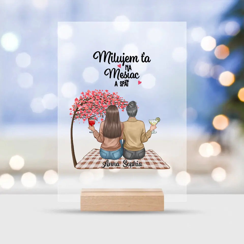 Milujem ťa na mesiac a späť