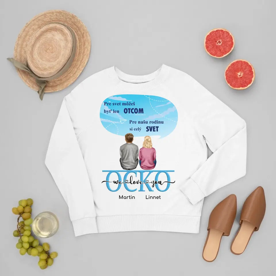 Rodinné tričko - darček ku dňu otcov
