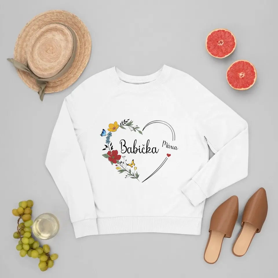 Spomienka - Srdce s kvetmi