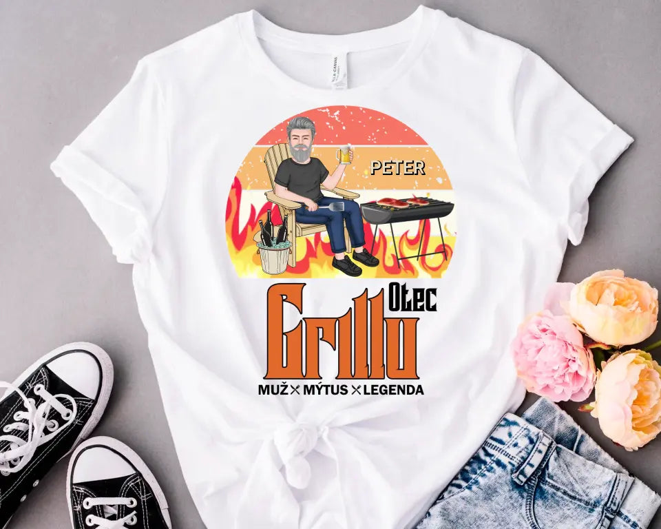 Otec Grillu . Muž. Mýtus. Legenda.