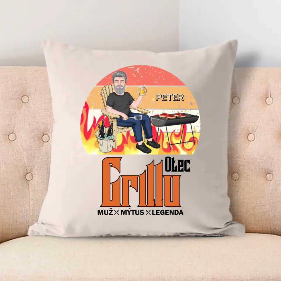 Otec Grillu . Muž. Mýtus. Legenda.