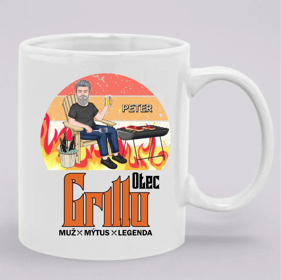 Otec Grillu . Muž. Mýtus. Legenda.