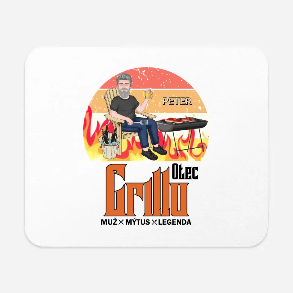 Otec Grillu . Muž. Mýtus. Legenda.