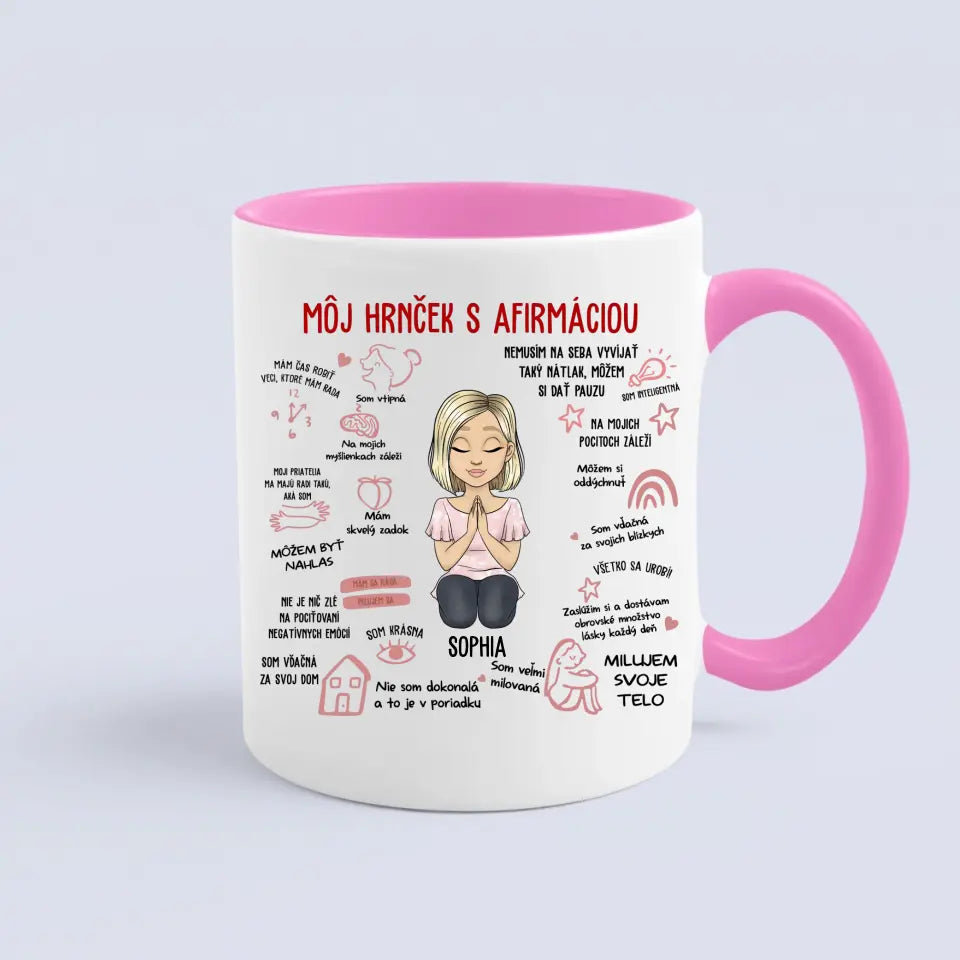 Môj hrnček s afirmáciou