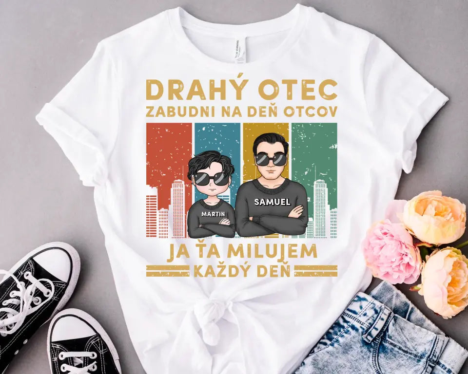 Akrylové sklo - Milujem ťa každý deň
