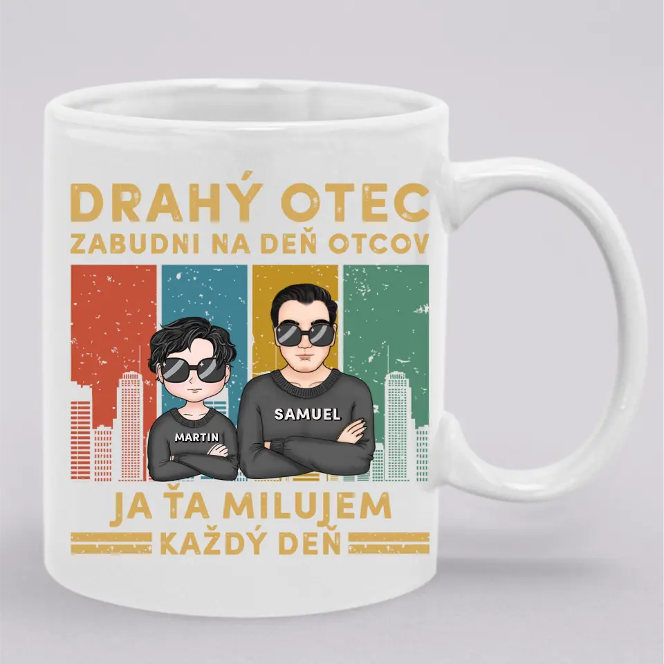 Akrylové sklo - Milujem ťa každý deň