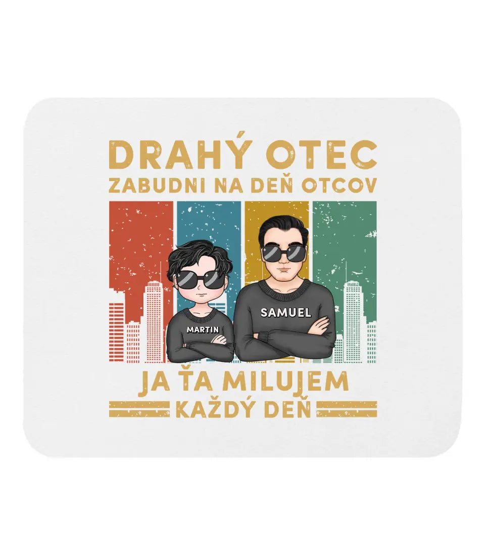 Akrylové sklo - Milujem ťa každý deň