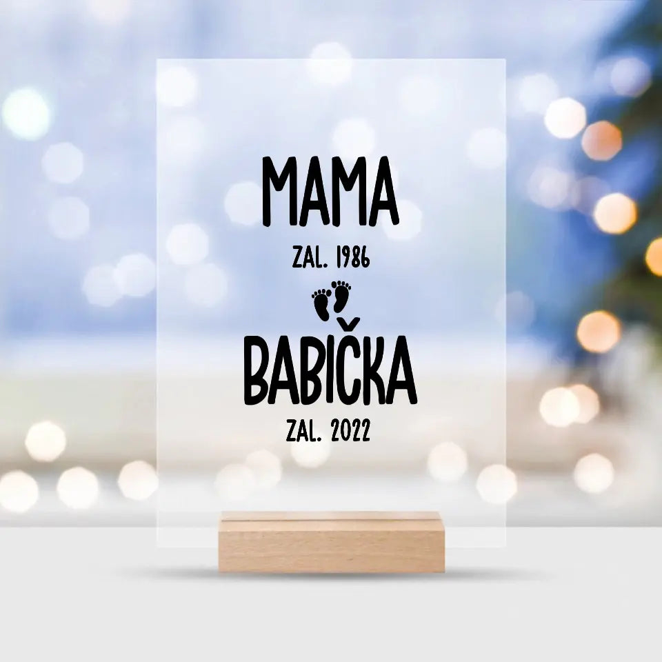 Darček - Babička zal. ...