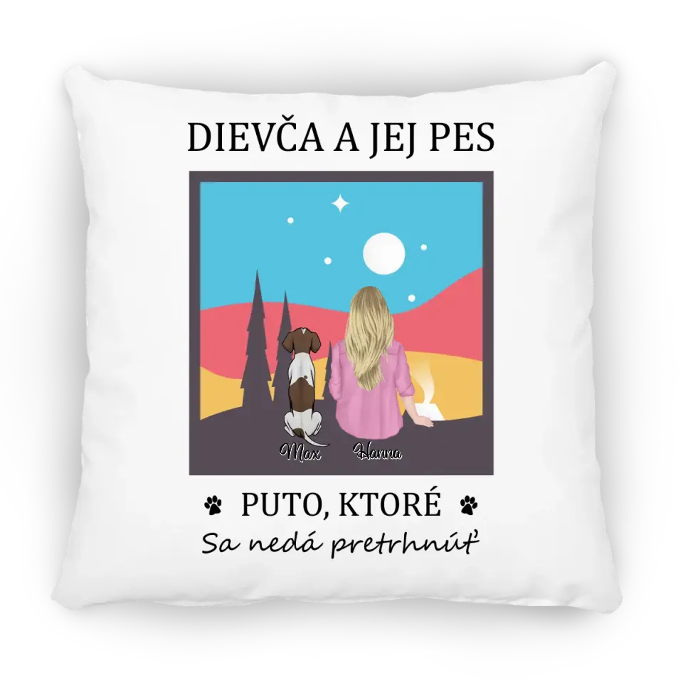 Dievča a jej pes. PUTO, KTORÉ SA NEDÁ PRETRHNÚŤ