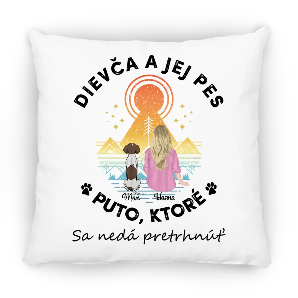 Dievča a jej pes