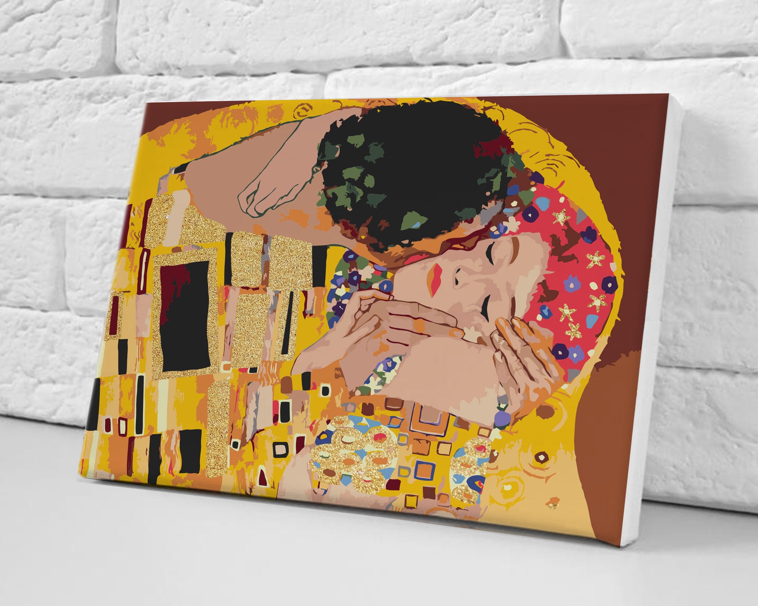 Klimt bozky s výnimočnými zlatými prvkami (CH0617)