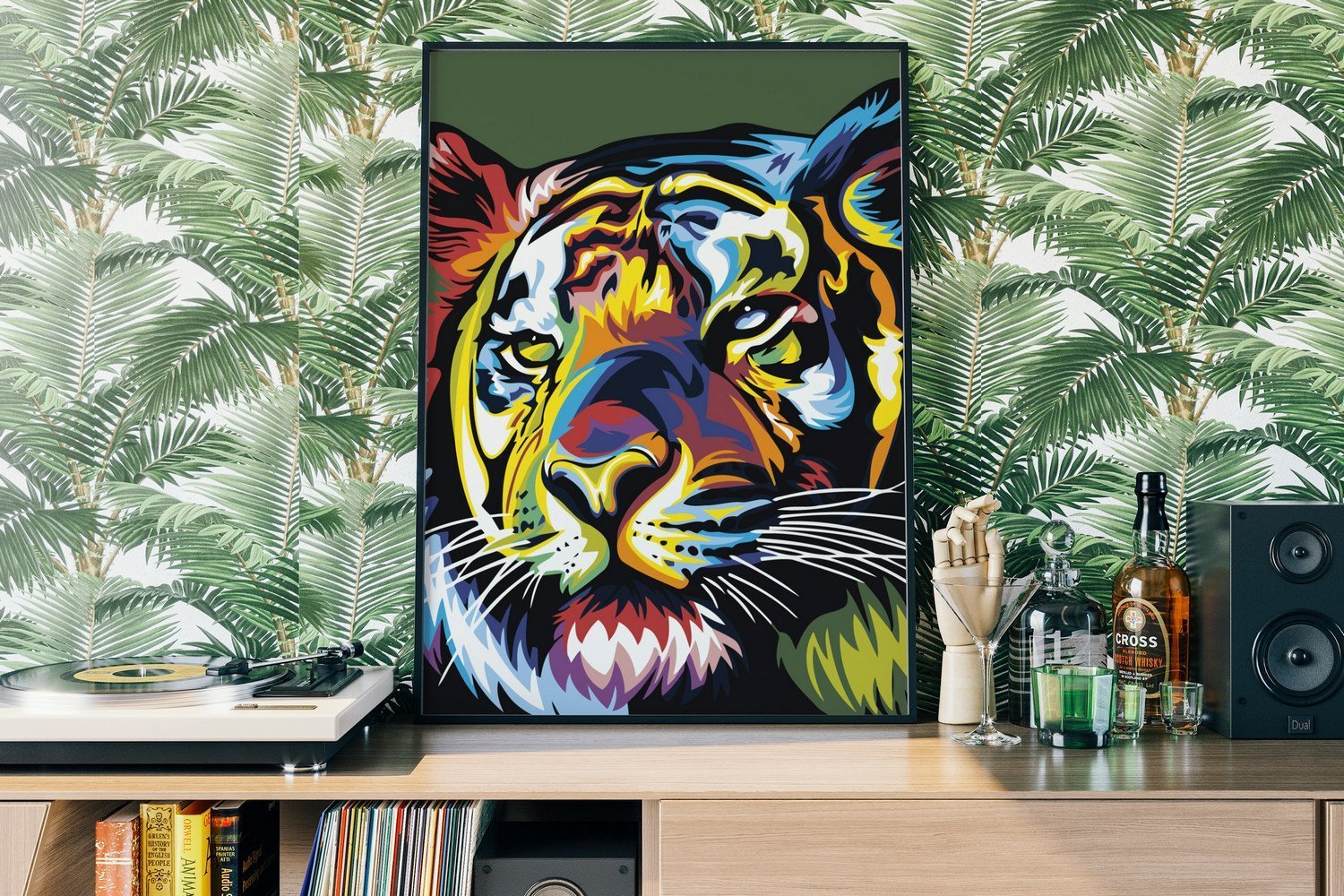 Viacfarebný Tiger