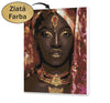 Malovanie podla cisel - Žena so zlatými šperkami
