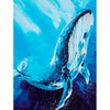 Mozaika - Veľryba v oceáne - 40x50cm Na Rámovi