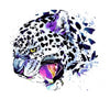 Mozaika - Leopard snežný - 30x40cm Na Rámovi