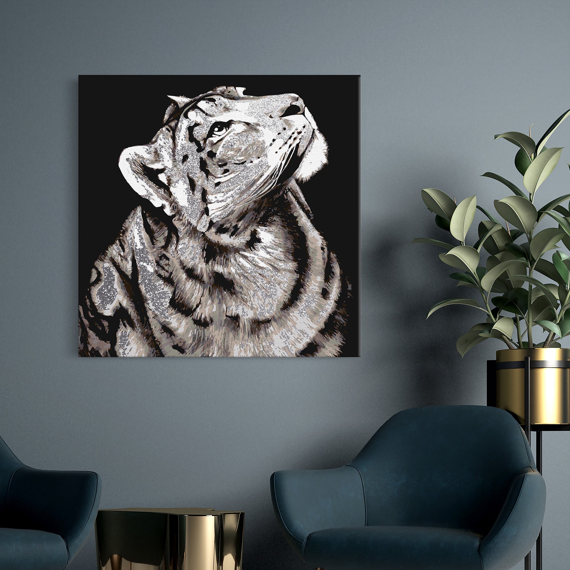 Strieborný tiger