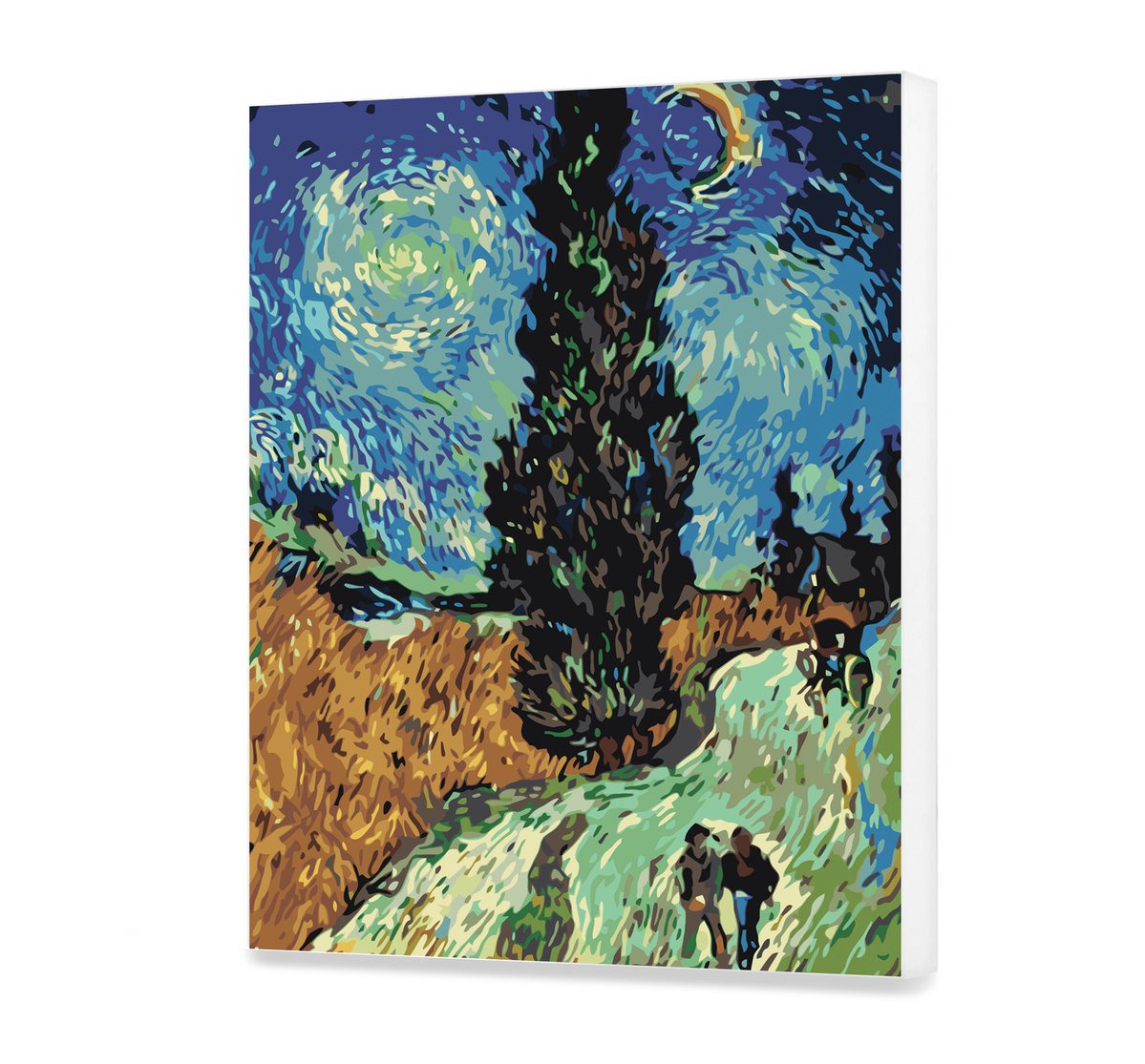 Malovanie podla cisel - Cyprusy Van Gogh