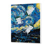 Malovanie podla cisel - Van Gogh. Hviezdna Noc. Vtipné Mačky