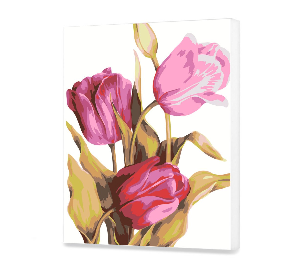 Malovanie podla cisel - Tulipány